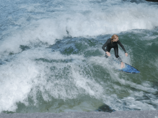 MÜNCHEN EISBACHWELLE | surfing munich